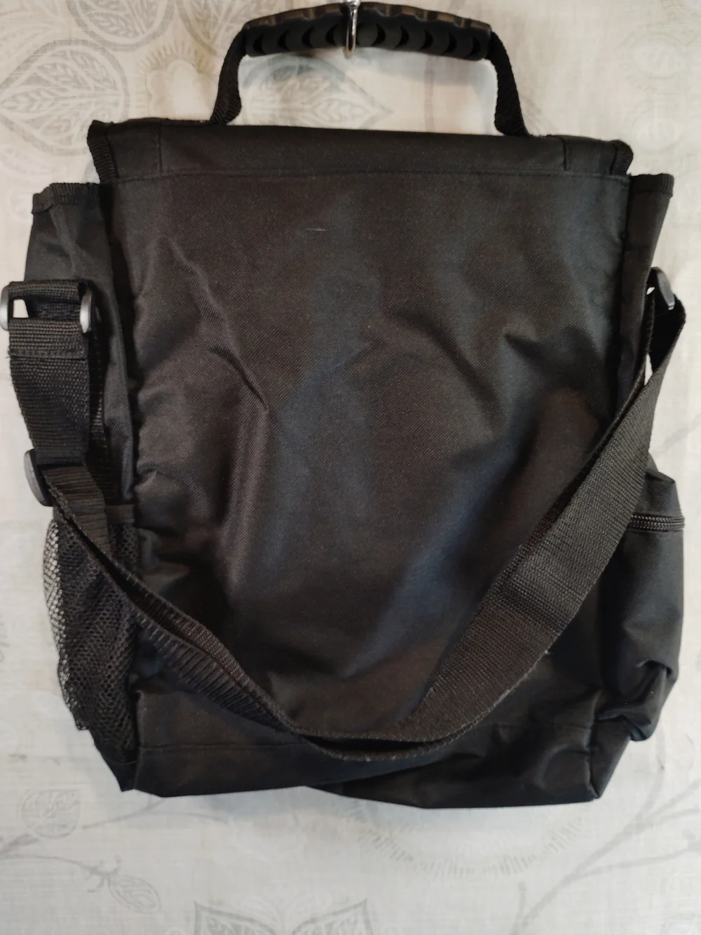 Black Messenger Bag Durable Everyday Carry